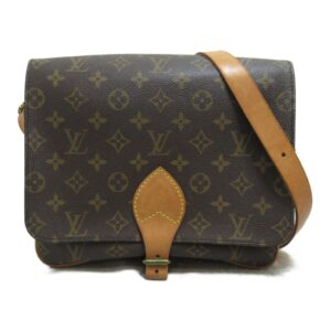 Louis Vuitton Cartouchière 26  Canvas Shoulder Bag