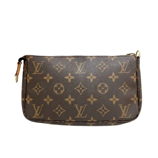 Louis Vuitton Pochette Accessoire  Canvas Clutch Bag - Image 2