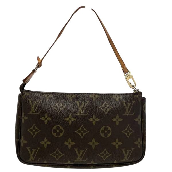 Louis Vuitton Pochette Accessoire  Canvas Clutch Bag - Image 2