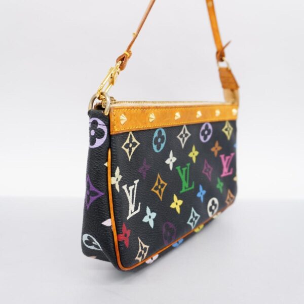 Louis Vuitton Pochette Accessoire  Canvas Clutch Bag - Image 3