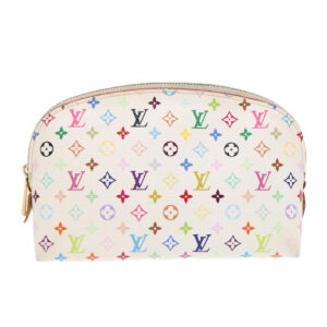 Louis Vuitton Cosmetic Pouch  Canvas Clutch Bag