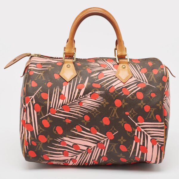 Louis Vuitton Monogram Canvas Limited Edition Jungle Dots Speedy 30 - Image 3