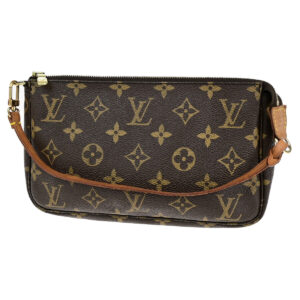 Louis Vuitton Pochette Accessoires  Canvas Clutch Bag