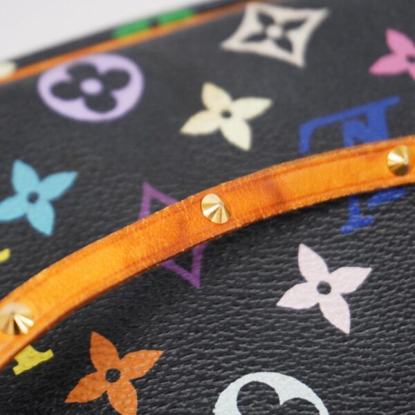 Louis Vuitton Pochette Accessoire  Canvas Clutch Bag - Image 4