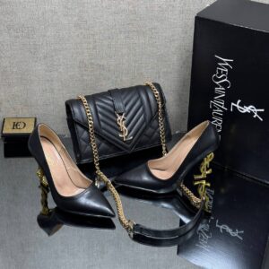 best ysl shoe heel bag sets