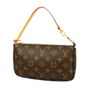 Louis Vuitton Pochette Accessoires  Canvas Clutch Bag