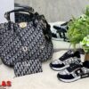 Christian D patterned new season bag and shoe set