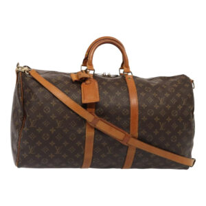 Louis Vuitton Keepall Bandouliere 55  Canvas Travel Bag