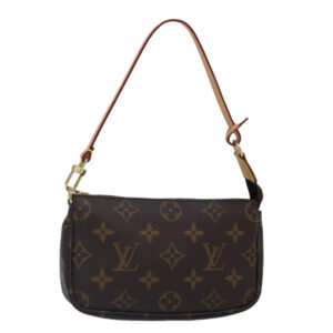 Louis Vuitton Pochette Accessoire  Canvas Clutch Bag