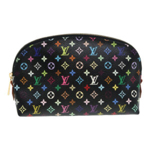 Louis Vuitton Trousse A Maquillage Brush  Canvas Clutch Bag