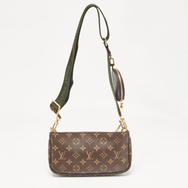 Louis Vuitton Khaki Monogram Canvas My Lv World Tour Multi Pochette Accessoires - Image 3