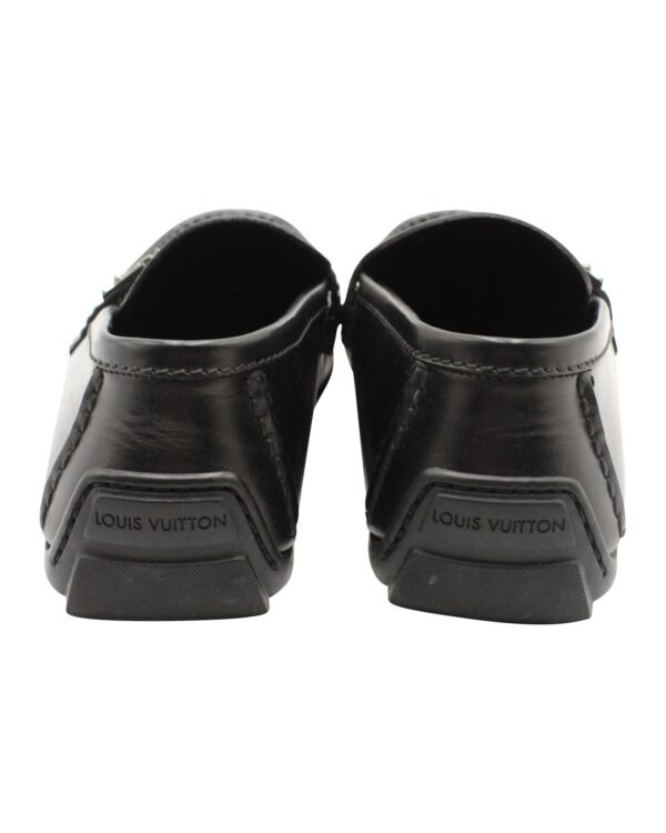 Louis Vuitton Lombok Slip On Loafers in Black Leather - Image 5