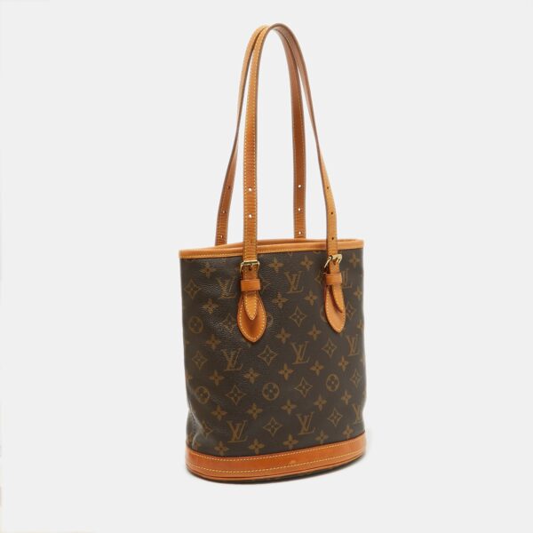Louis Vuitton Monogram Canvas Bucket Pm Bag - Image 2