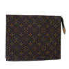Louis Vuitton Poche Toilette  Canvas Clutch Bag