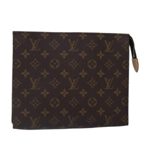 Louis Vuitton Poche Toilette  Canvas Clutch Bag