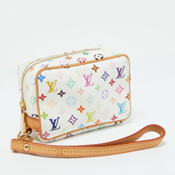 Louis Vuitton White Monogram Multicolore Canvas Wapity Pouch - Image 2