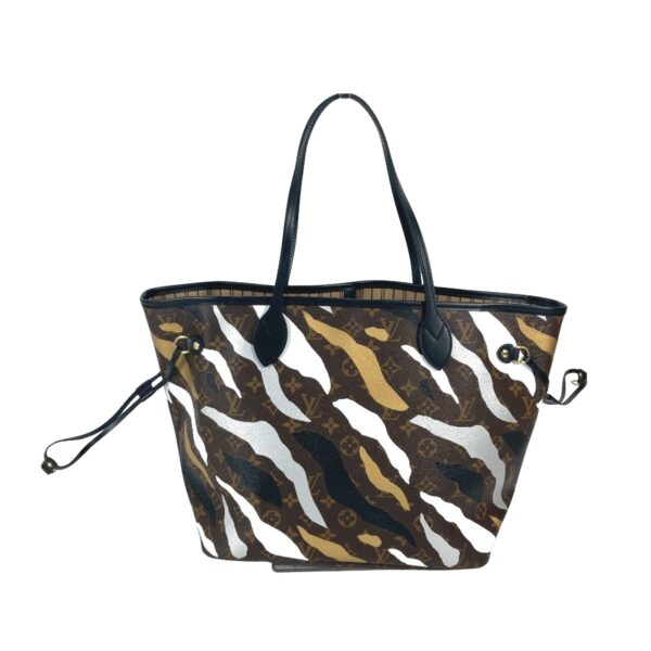 Louis Vuitton Neverfull Mm  Canvas Tote Bag - Image 2
