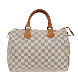Louis Vuitton Speedy 30  Canvas Handbag