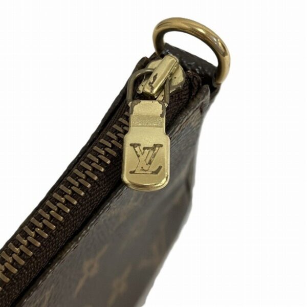 Louis Vuitton Pochette Accessoire  Canvas Clutch Bag - Image 5