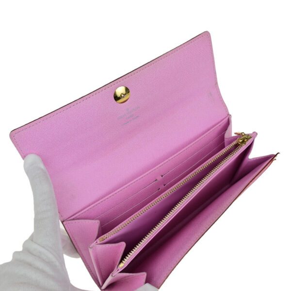 Louis Vuitton Sarah  Canvas Wallet - Image 6