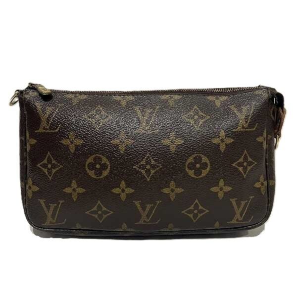 Louis Vuitton Pochette Accessoire  Canvas Clutch Bag - Image 2