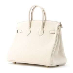 HERMES Birkin Craie Togo Leather Size 25