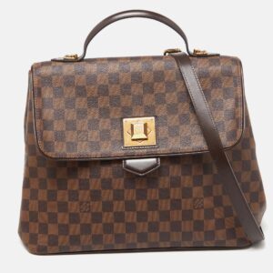 Louis Vuitton Damier Ebene Canvas Bergamo Gm Bag