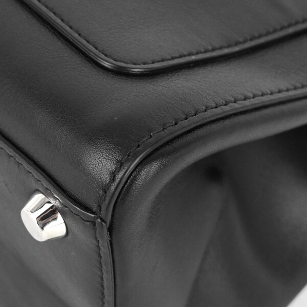 Be Dior Double Flap Calfskin and Python Bag - Image 8