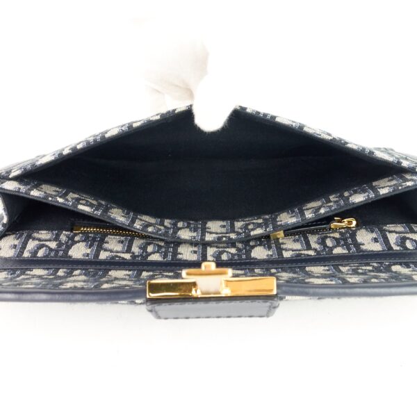 30 Montaigne Oblique Jacquard Canvas Pouch - Image 5