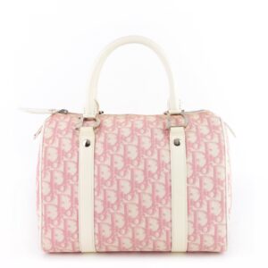 Boston Diorissimo Monogram Canvas Bowling Bag