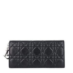 Cannage Leather Wallet on Chain