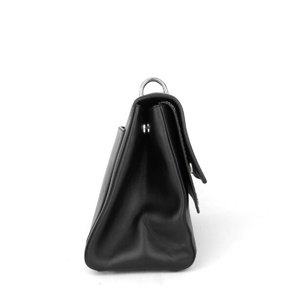 Be Dior Double Flap Calfskin and Python Bag - Image 3