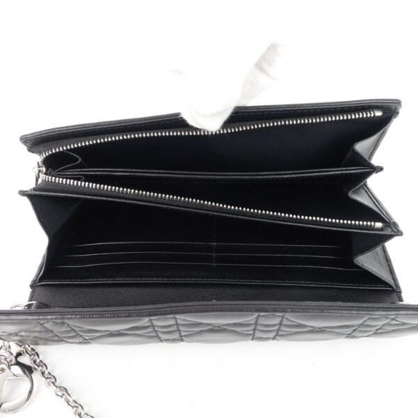 Cannage Leather Wallet on Chain - Image 4