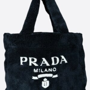 Black & White Spugna Logo Tote