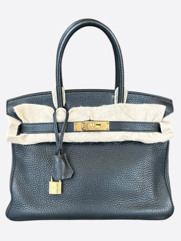 Black Togo Birkin 30