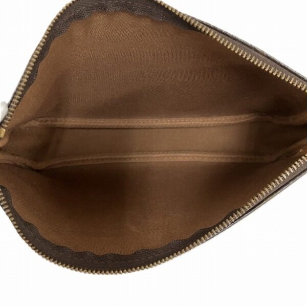 Louis Vuitton Pochette Accessoire  Canvas Clutch Bag - Image 6