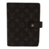 Louis Vuitton Agenda Mm  Canvas Wallet