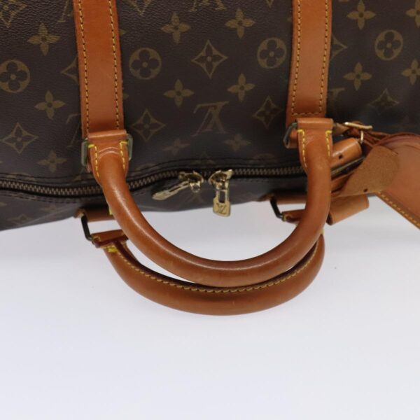 Louis Vuitton Keepall Bandouliere 55  Canvas Travel Bag - Image 5