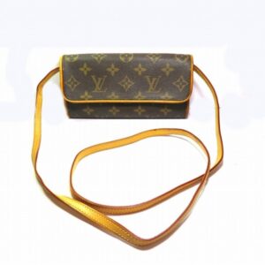 Louis Vuitton Pochette Twin  Canvas Clutch Bag