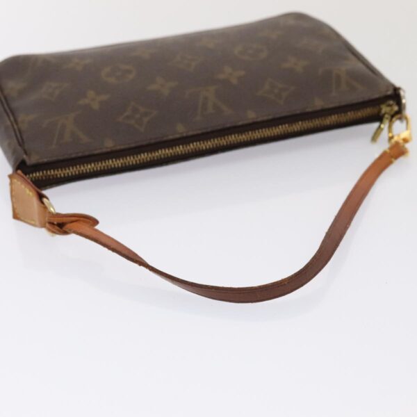 Louis Vuitton Pochette Accessoire  Canvas Clutch Bag - Image 5