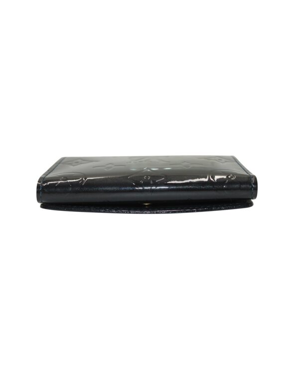 Louis Vuitton Amarante Monogram Business Card Holder in Navy Blue Patent Leather - Image 6