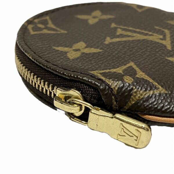 Louis Vuitton Porte Monnaie Rond  Canvas Wallet - Image 4