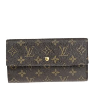 Louis Vuitton Portefeuille Sarah  Canvas Wallet