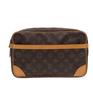 Louis Vuitton Compiegne 28  Canvas Clutch Bag