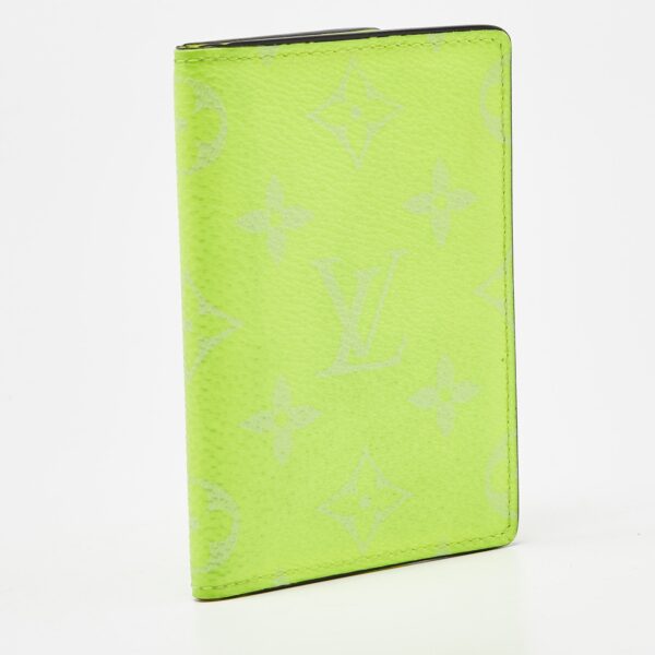 Louis Vuitton Neon Yellow Monogram Canvas Pocket Organizer - Image 3