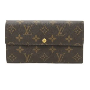 Louis Vuitton Portefeuille Sarah  Canvas Wallet