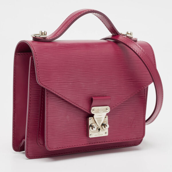 Louis Vuitton Fuchsia Epi Leather Monceau Bb Bag - Image 2