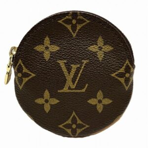 Louis Vuitton Porte Monnaie Rond  Canvas Wallet