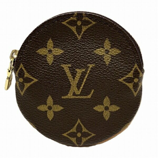 Louis Vuitton Porte Monnaie Rond  Canvas Wallet