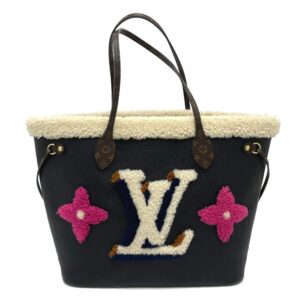 Louis Vuitton Neverfull Mm  Leather Tote Bag